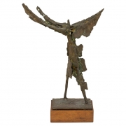 Abstract Bronze Sculpture by Chissotti Filippo
