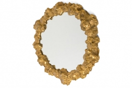 Ornate Decorative Cast Bronze Mirror
