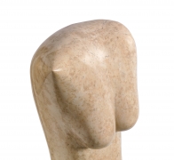 Marble Abstract Figural Sculpture by Oriani, Close Up 1