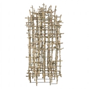 Wire Sculpture &quot;Primitive Cathedral lll&quot; by Matteo Naggi