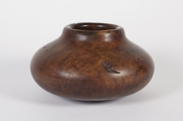 Melvin Lindquist Walnut Root Burl Vase