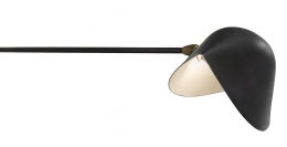 Serge Mouille Wall Light with &quot;Moule&quot; Shade