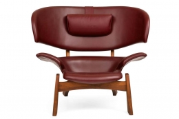 &quot;Viking&quot; Lounge Chair &amp; Ottoman