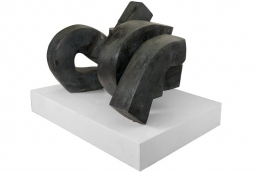 Bent Sorensen Bronze Abstract Sculpture