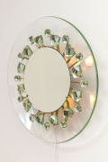 Ghiro Studios Backlit Chisel Cut Glass Mirror, 3/4