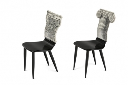 Piero Fornasetti Miniature &quot;Capitello Ionico &amp; Corinzio&quot; Chairs