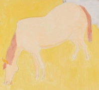 Sally Michel Avery Painting &quot;Grazing Horses&quot;