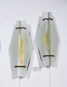 Pair of Italian Midcentury Sconces Attributed to Max Ingrand for Fontana Arte