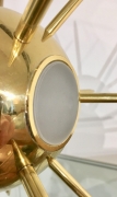 Italian Brass Sputnik Table Lamp