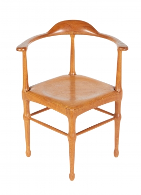 Vintage Model of Danish Mid-Century Corner Chair