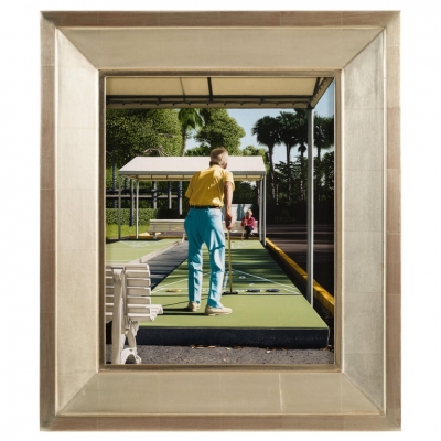 "Shuffleboard" Oil on Panel Painting by Max Ferguson