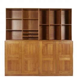 Modular Bookcase Cabinets by Mogens Koch
