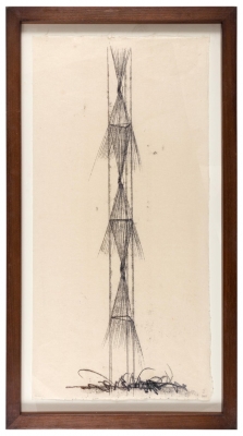 Harry Bertoia Monotype on Rice Paper